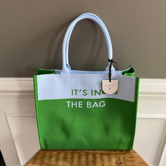 NWT Colorblock Knit Tote Bag - kate spade new york x Target Green/Blue